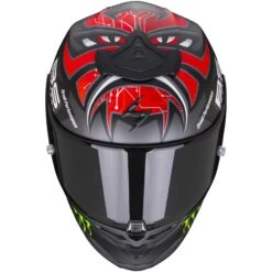 Casco Integrale Scorpion Exo-R1 Air Fabio Monster Replica -Scorpion casque moto int gral scorpion exo r1 air fabio monster replica noir mat rouge 139047 zoom