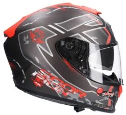SCORPION EXO-1400 AIR SPATIUM Integralhelm -Scorpion scorpion exo 1400 air spatium integralhelm matt silber rot xl 129089srxl 2 2
