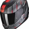 SCORPION EXO-520 EVO AIR MAHA Integralhelm -Scorpion scorpion exo 520 evo air maha integralhelm matt schwarz rot xl 129182srxl