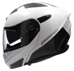 SCORPION EXO-920 FLUX Klapphelm -Scorpion scorpion exo 920 flux klapphelm pearl weiss silber s 129103wss 1 3