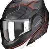 SCORPION EXO-TECH EVO ANIMO Klapphelm -Scorpion scorpion exo tech evo animo klapphelm matt schwarz rot m 129189srm