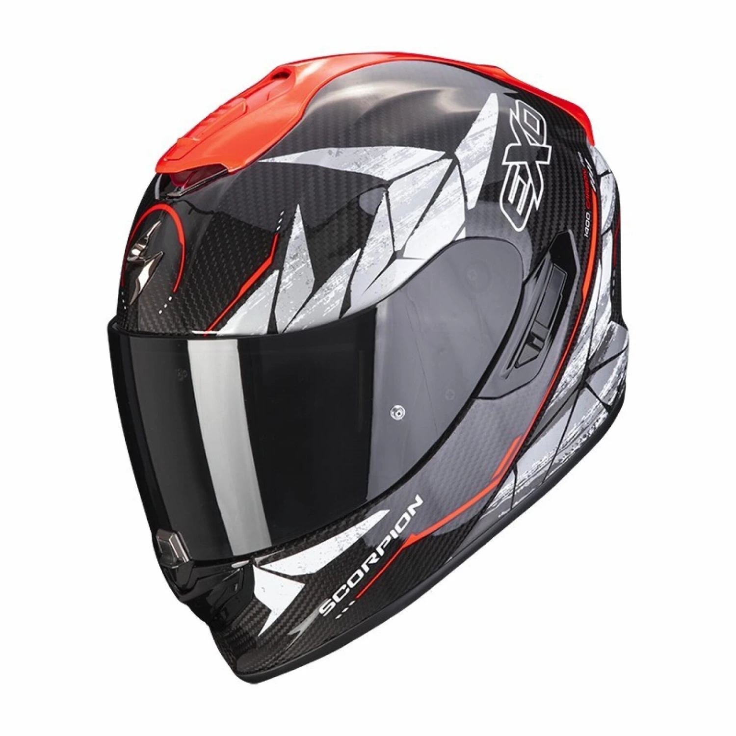 Casco Integrale Da Moto Scorpion Exo-1400 Evo Carbon Air Aranea ECE 22-06 3 Casco Integrale Da Moto Scorpion Exo-1400 Evo Carbon Air Aranea ECE 22-06
