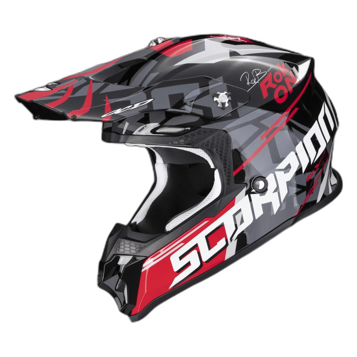 Casco Da Moto Scorpion VX-16 Evo Air Rok ECE 22-06 3 Casco Da Moto Scorpion VX-16 Evo Air Rok ECE 22-06